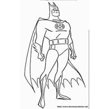 Dessin à colorier: Batman (Super-héros et Super-vilains) #76826 - Coloriages à Imprimer Gratuits