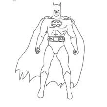 Dessin à colorier: Batman (Super-héros et Super-vilains) #76838 - Coloriages à Imprimer Gratuits