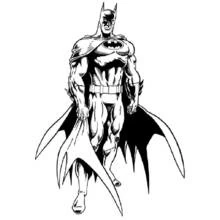 Dessin à colorier: Batman (Super-héros et Super-vilains) #76841 - Coloriages à Imprimer Gratuits