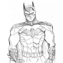 Dessin à colorier: Batman (Super-héros et Super-vilains) #77183 - Coloriages à Imprimer Gratuits