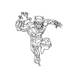 Dessin à colorier: Black Panther (Super-héros et Super-vilains) #176311 - Coloriages à Imprimer Gratuits