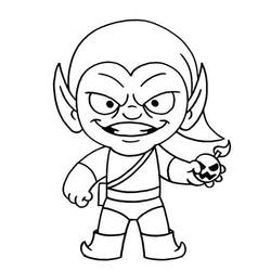 Dessin à colorier: Bouffon Vert (Super-héros et Super-vilains) #214046 - Coloriages à Imprimer Gratuits