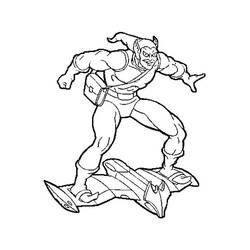 Dessin à colorier: Bouffon Vert (Super-héros et Super-vilains) #214056 - Coloriages à Imprimer Gratuits