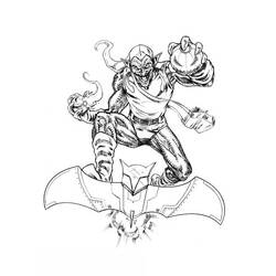 Dessin à colorier: Bouffon Vert (Super-héros et Super-vilains) #214057 - Coloriages à Imprimer Gratuits