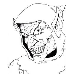 Dessin à colorier: Bouffon Vert (Super-héros et Super-vilains) #214068 - Coloriages à Imprimer Gratuits