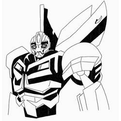 Dessin à colorier: Bumblebee (Super-héros et Super-vilains) #185130 - Coloriages à Imprimer Gratuits