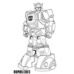 Dessin à colorier: Bumblebee (Super-héros et Super-vilains) #185132 - Coloriages à Imprimer Gratuits