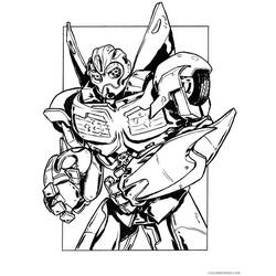 Dessin à colorier: Bumblebee (Super-héros et Super-vilains) #185133 - Coloriages à Imprimer Gratuits