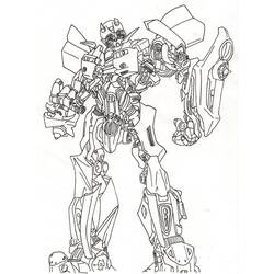 Dessin à colorier: Bumblebee (Super-héros et Super-vilains) #185140 - Coloriages à Imprimer Gratuits