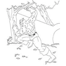 Coloriage Captain America (Super-héros et Super-vilains) #76618 à imprimer et colorier