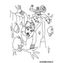 Dessin à colorier: Captain America (Super-héros et Super-vilains) #76644 - Coloriages à Imprimer Gratuits