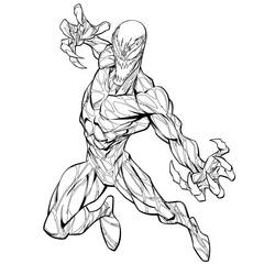 Dessin à colorier: Carnage (Super-héros et Super-vilains) #209395 - Coloriages à Imprimer Gratuits