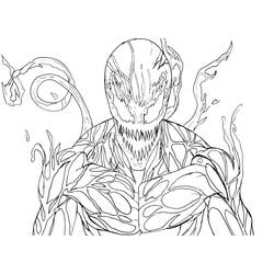 Dessin à colorier: Carnage (Super-héros et Super-vilains) #209396 - Coloriages à Imprimer Gratuits