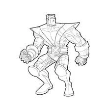 Dessin à colorier: Colossus (Super-héros et Super-vilains) #82906 - Coloriages à Imprimer Gratuits