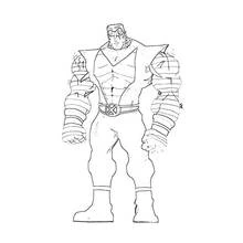 Dessin à colorier: Colossus (Super-héros et Super-vilains) #82907 - Coloriages à Imprimer Gratuits