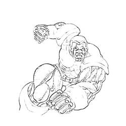 Dessin à colorier: Colossus (Super-héros et Super-vilains) #82908 - Coloriages à Imprimer Gratuits