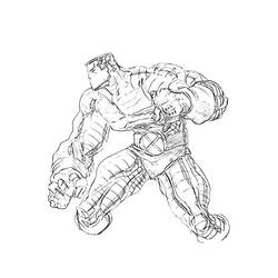 Dessin à colorier: Colossus (Super-héros et Super-vilains) #82909 - Coloriages à Imprimer Gratuits