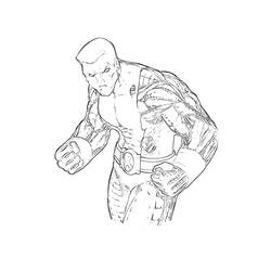 Dessin à colorier: Colossus (Super-héros et Super-vilains) #82911 - Coloriages à Imprimer Gratuits