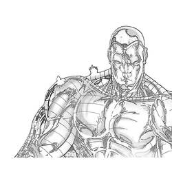 Dessin à colorier: Colossus (Super-héros et Super-vilains) #82912 - Coloriages à Imprimer Gratuits