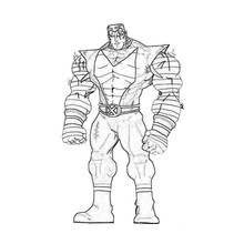 Dessin à colorier: Colossus (Super-héros et Super-vilains) #82913 - Coloriages à Imprimer Gratuits
