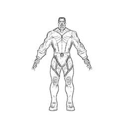 Dessin à colorier: Colossus (Super-héros et Super-vilains) #82914 - Coloriages à Imprimer Gratuits
