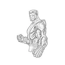 Dessin à colorier: Colossus (Super-héros et Super-vilains) #82916 - Coloriages à Imprimer Gratuits