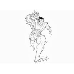 Dessin à colorier: Colossus (Super-héros et Super-vilains) #82918 - Coloriages à Imprimer Gratuits