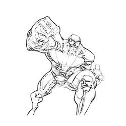 Dessin à colorier: Colossus (Super-héros et Super-vilains) #82921 - Coloriages à Imprimer Gratuits