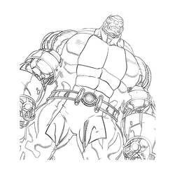 Dessin à colorier: Colossus (Super-héros et Super-vilains) #82926 - Coloriages à Imprimer Gratuits