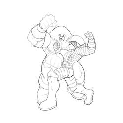 Dessin à colorier: Colossus (Super-héros et Super-vilains) #82930 - Coloriages à Imprimer Gratuits