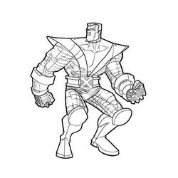 Dessin à colorier: Colossus (Super-héros et Super-vilains) #82931 - Coloriages à Imprimer Gratuits