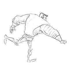 Dessin à colorier: Colossus (Super-héros et Super-vilains) #82936 - Coloriages à Imprimer Gratuits