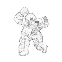 Dessin à colorier: Colossus (Super-héros et Super-vilains) #82946 - Coloriages à Imprimer Gratuits
