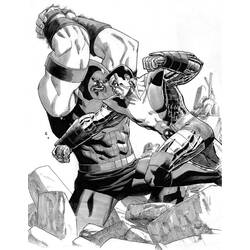 Dessin à colorier: Colossus (Super-héros et Super-vilains) #82970 - Coloriages à Imprimer Gratuits