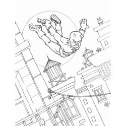 Dessin à colorier: Daredevil (Super-héros et Super-vilains) #78214 - Coloriages à Imprimer Gratuits