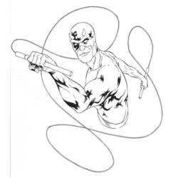 Dessin à colorier: Daredevil (Super-héros et Super-vilains) #78221 - Coloriages à Imprimer Gratuits