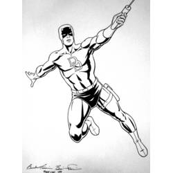 Dessin à colorier: Daredevil (Super-héros et Super-vilains) #78223 - Coloriages à Imprimer Gratuits
