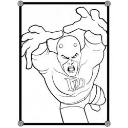 Dessin à colorier: Daredevil (Super-héros et Super-vilains) #78226 - Coloriages à Imprimer Gratuits