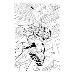 Dessin à colorier: Deadpool (Super-héros et Super-vilains) #82835 - Coloriages à Imprimer Gratuits