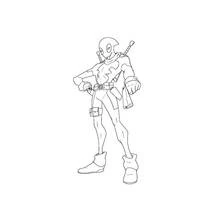 Dessin à colorier: Deadpool (Super-héros et Super-vilains) #82869 - Coloriages à Imprimer Gratuits