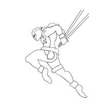 Dessin à colorier: Deadpool (Super-héros et Super-vilains) #82884 - Coloriages à Imprimer Gratuits