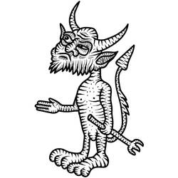 Dessins à colorier: Diable - Coloriages à Imprimer Gratuits
