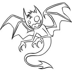 Dessin à colorier: Diable (Super-héros et Super-vilains) #204155 - Coloriages à Imprimer Gratuits