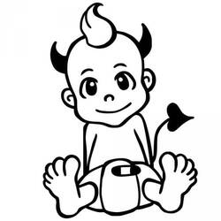 Dessin à colorier: Diable (Super-héros et Super-vilains) #204161 - Coloriages à Imprimer Gratuits
