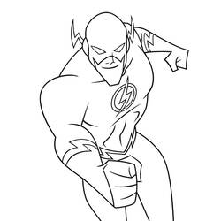 Dessin à colorier: Éclair (Super-héros et Super-vilains) #195566 - Coloriages à Imprimer Gratuits