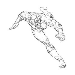 Dessin à colorier: Éclair (Super-héros et Super-vilains) #83356 - Coloriages à Imprimer Gratuits