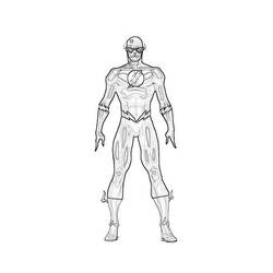 Dessin à colorier: Éclair (Super-héros et Super-vilains) #83361 - Coloriages à Imprimer Gratuits