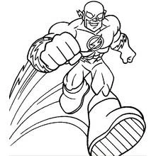 Dessin à colorier: Éclair (Super-héros et Super-vilains) #83370 - Coloriages à Imprimer Gratuits