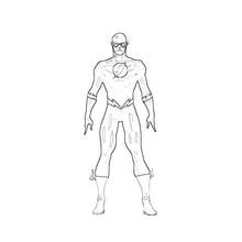 Dessin à colorier: Éclair (Super-héros et Super-vilains) #83371 - Coloriages à Imprimer Gratuits
