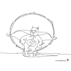 Dessin à colorier: Éclair (Super-héros et Super-vilains) #83380 - Coloriages à Imprimer Gratuits